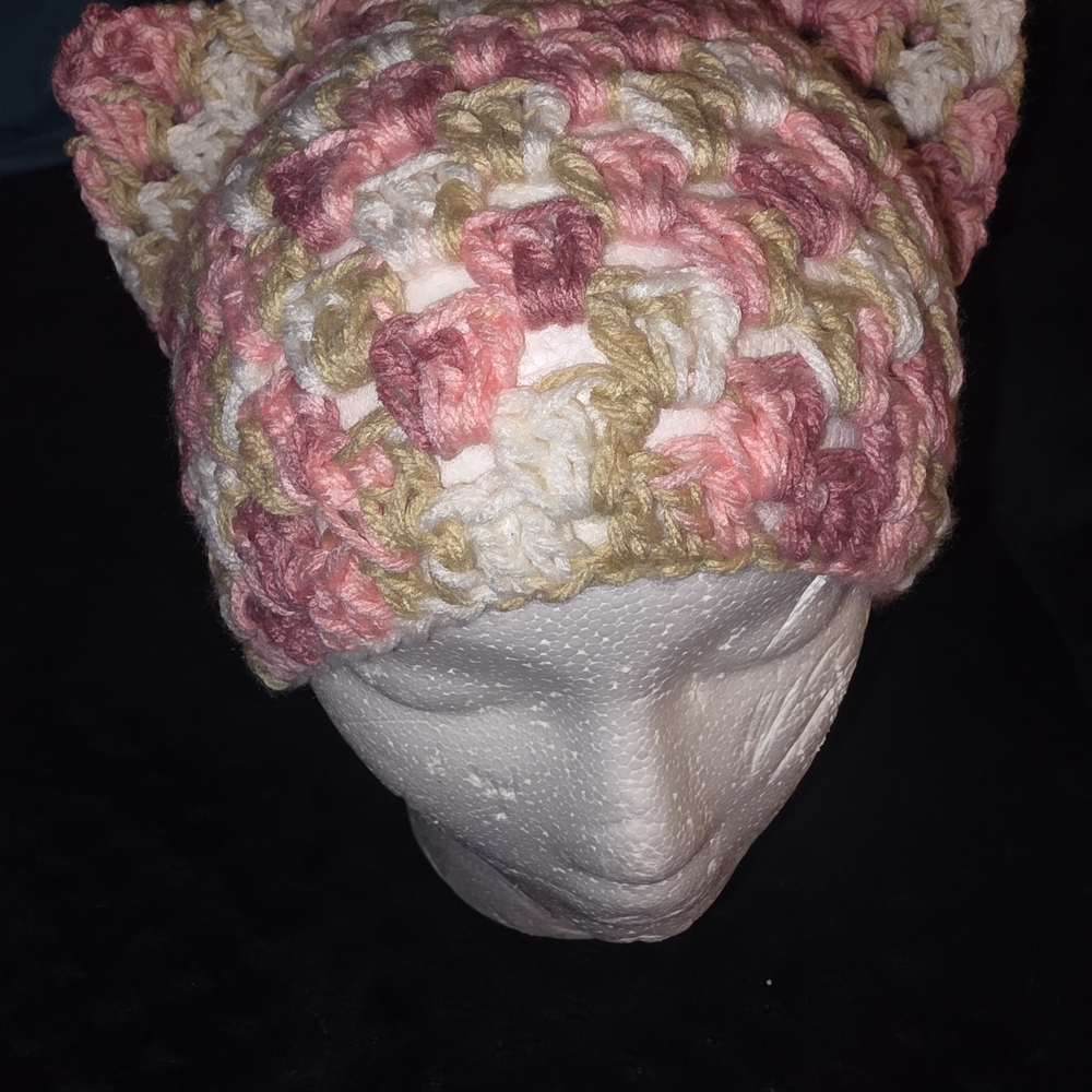Handcrafted Crochet Cat Ear Beanie